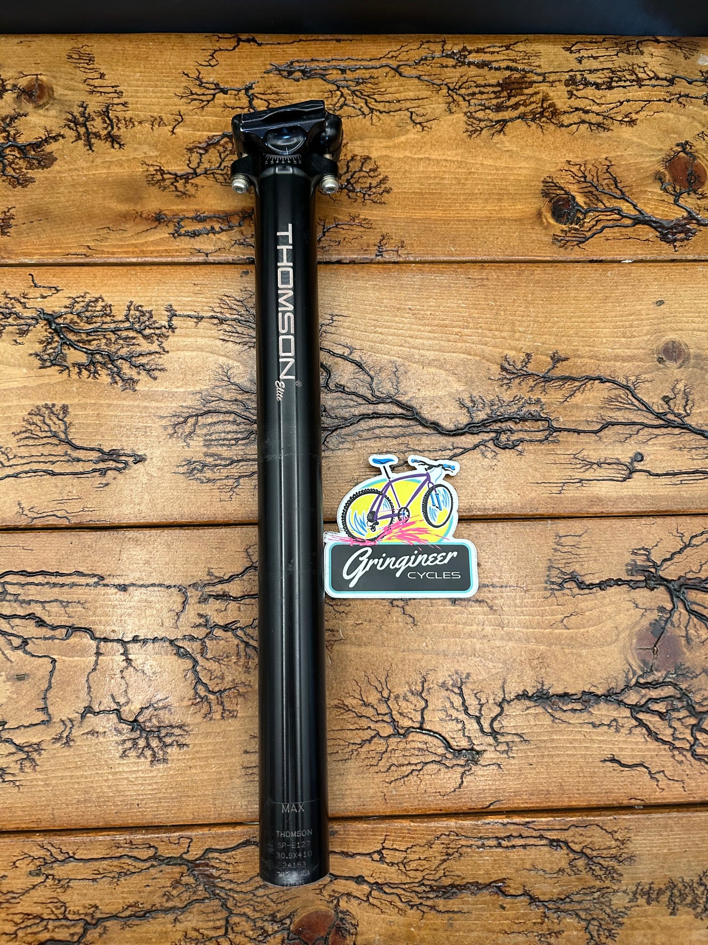 Thomson Elite SP-E127 30.9mm x 340mm Black Seatpost