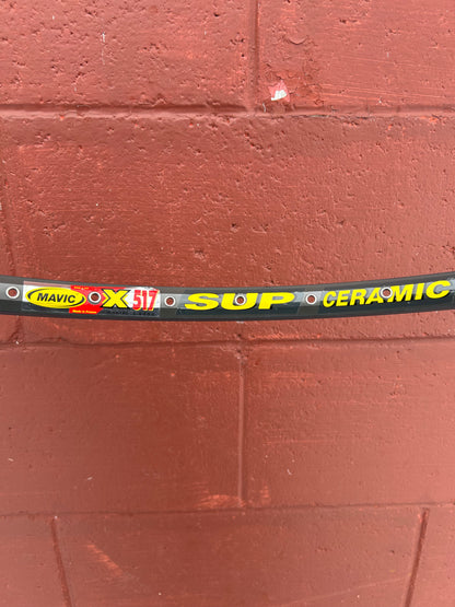 Mavic X517 SUP Ceramic 36 Hole 26 Inch Rim NOS