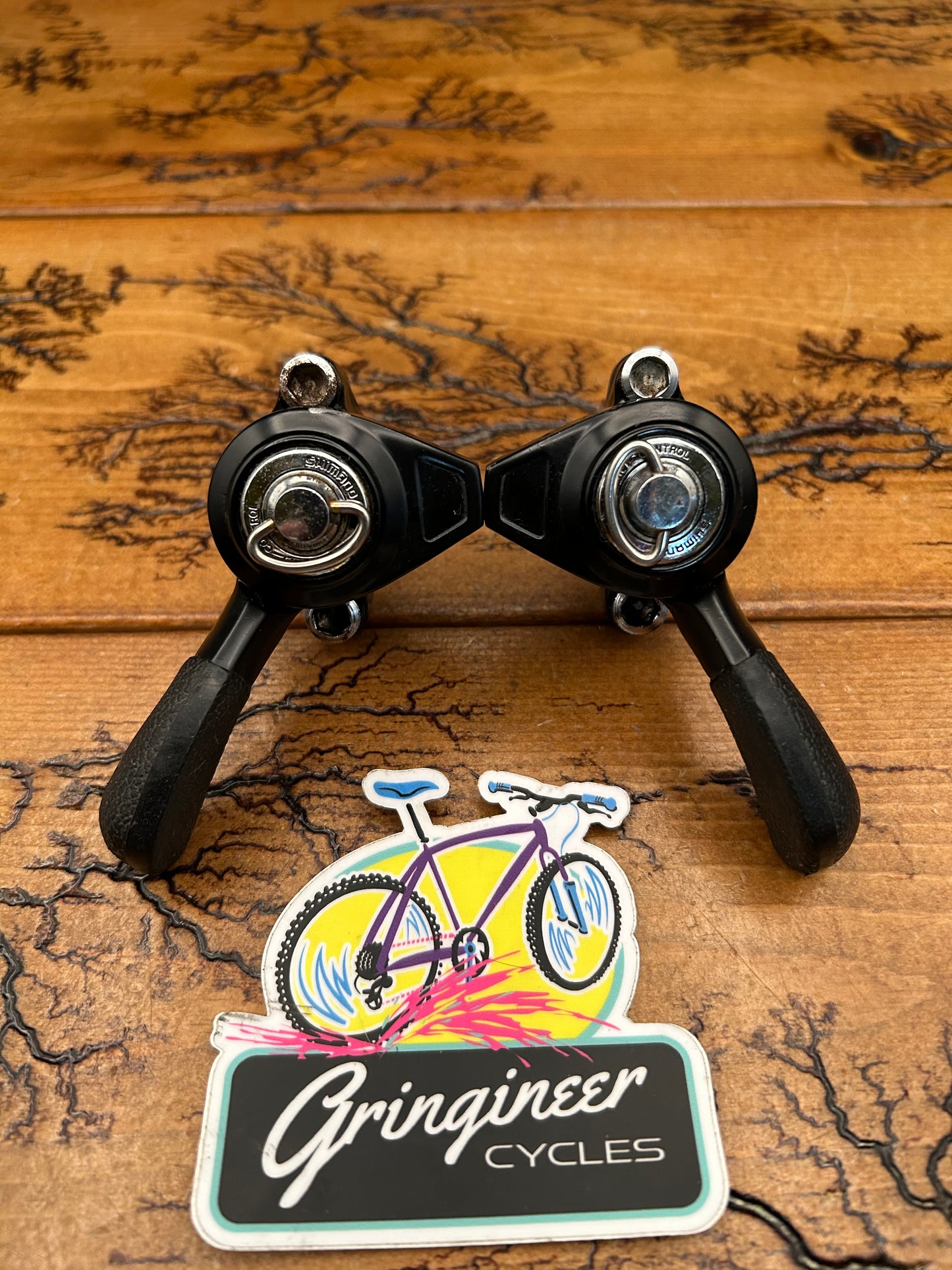 Shimano Deore XT Deer Head SL-M700 Black Thumb Shifters