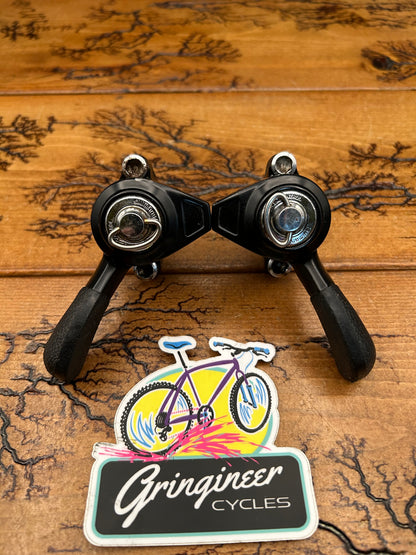 Shimano Deore XT Deer Head SL-M700 Black Thumb Shifters