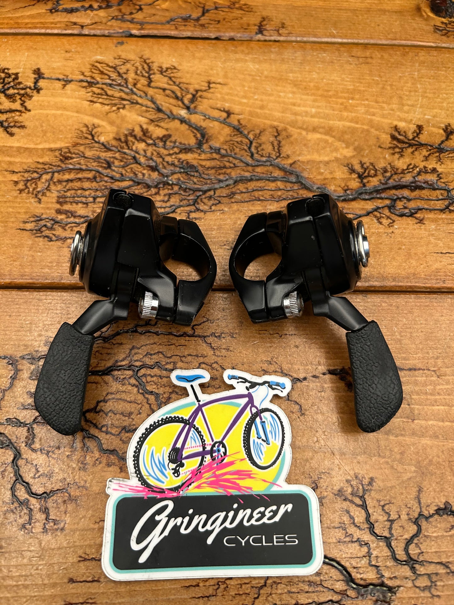 Shimano Deore XT Deer Head SL-M700 Black Thumb Shifters