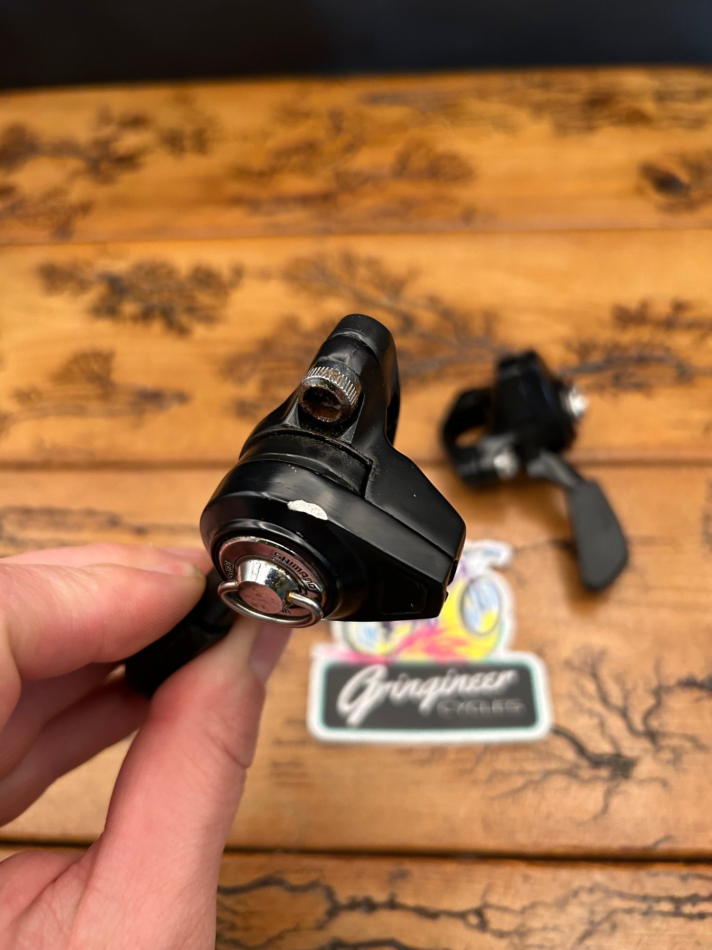 Shimano Deore XT Deer Head SL-M700 Black Thumb Shifters
