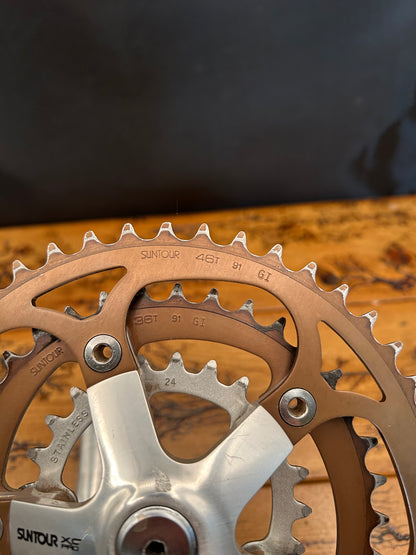 Suntour XC Pro 46/36/24 175mm Square Taper Crankset