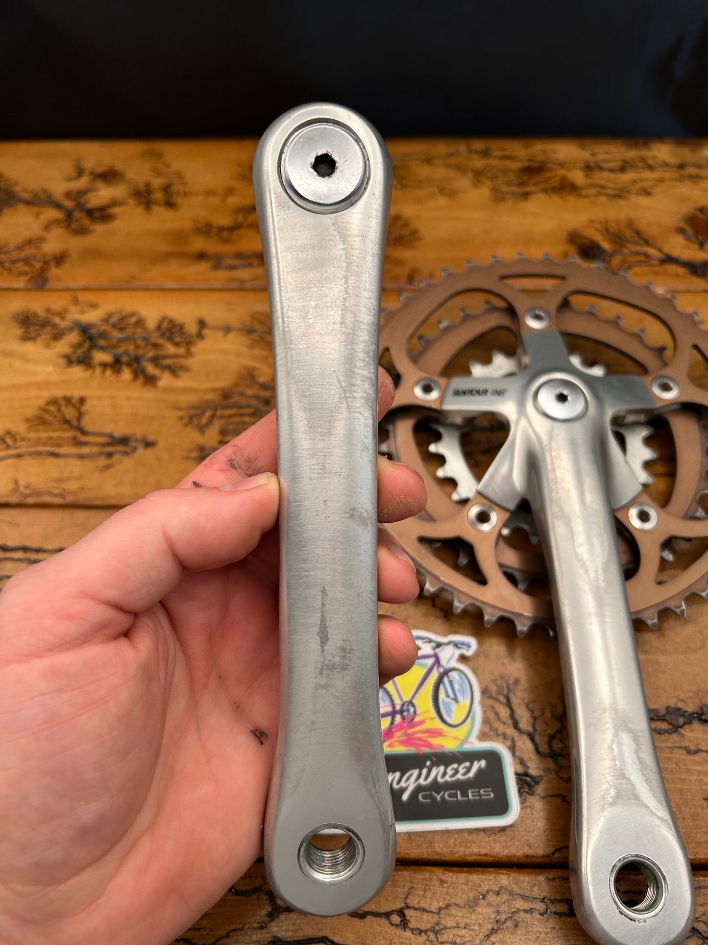 Suntour XC Pro 46/36/24 175mm Square Taper Crankset