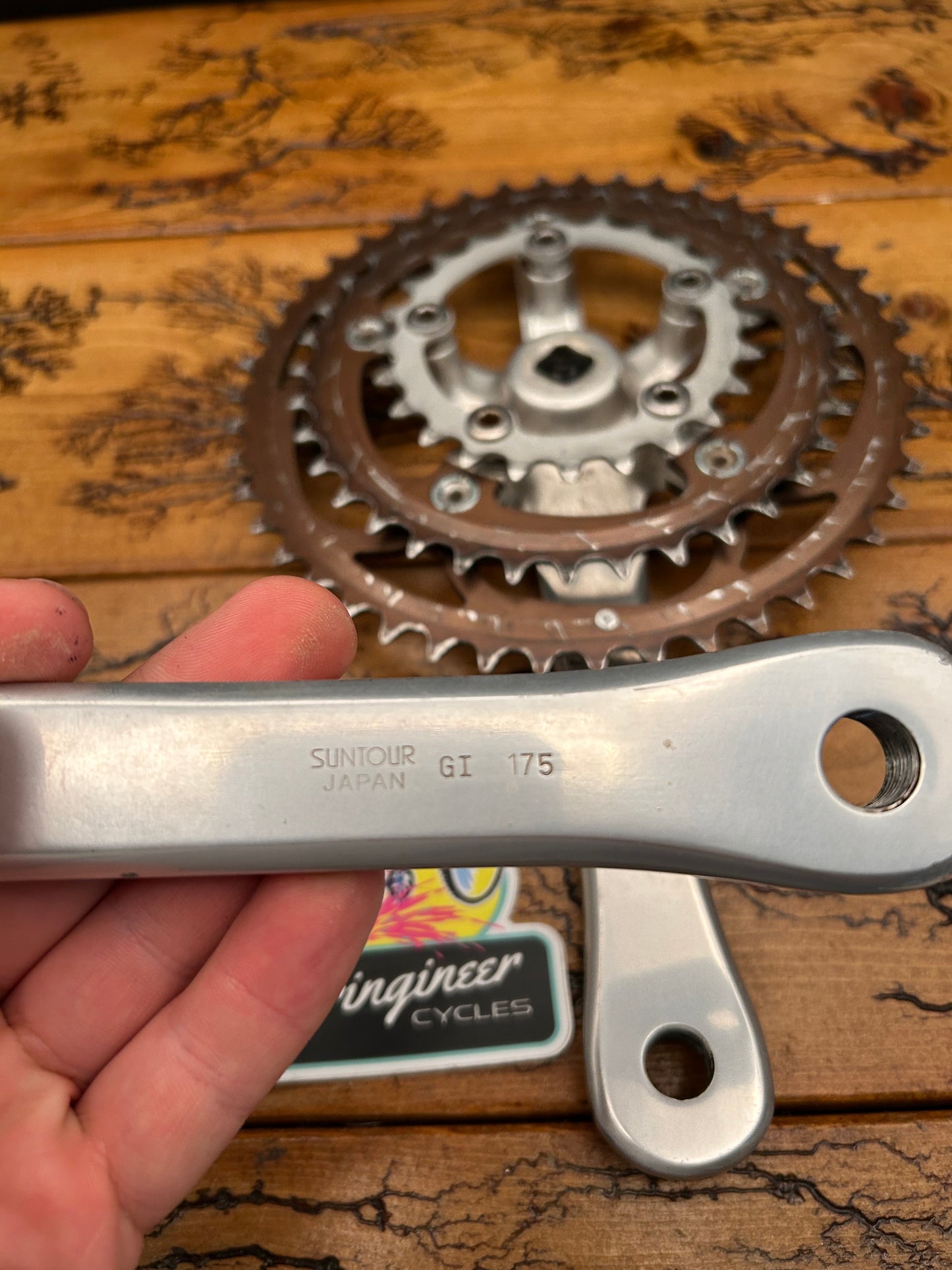 Suntour XC Pro 46/36/24 175mm Square Taper Crankset