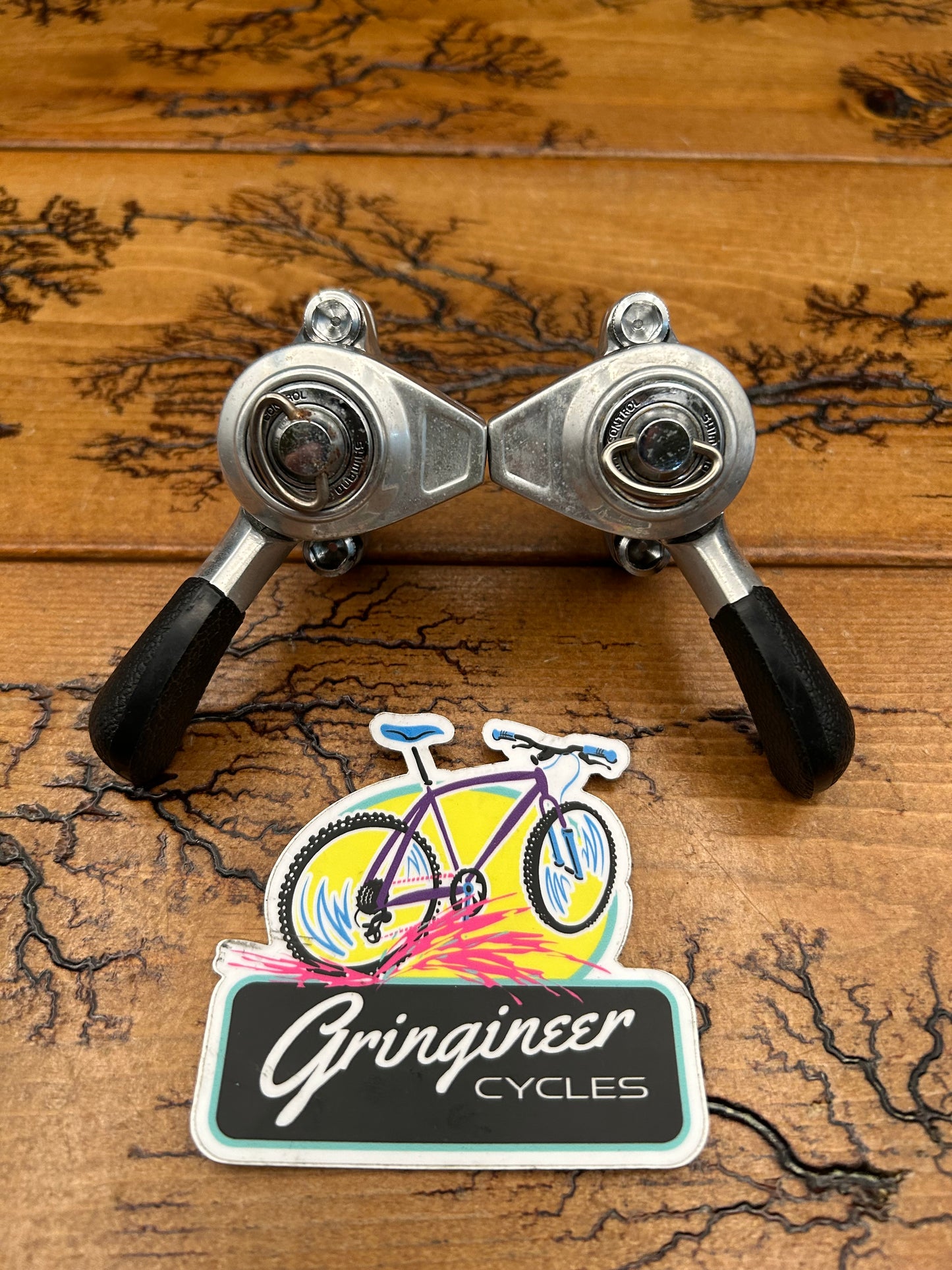 Shimano Deore XT Deer Head SL-M700 Silver Thumb Shifters