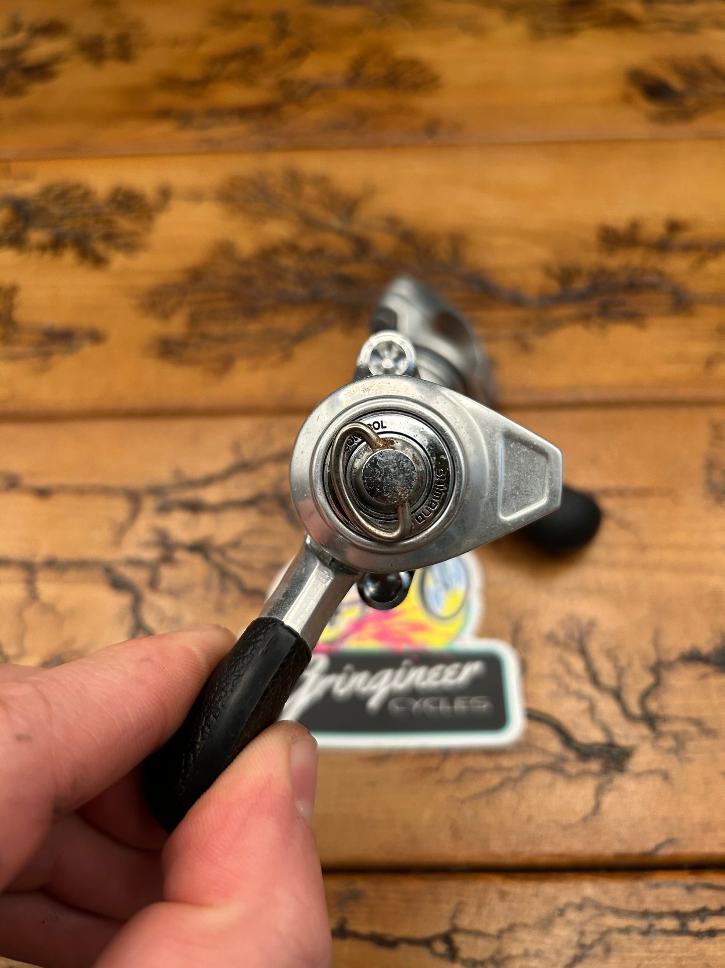 Shimano Deore XT Deer Head SL-M700 Silver Thumb Shifters