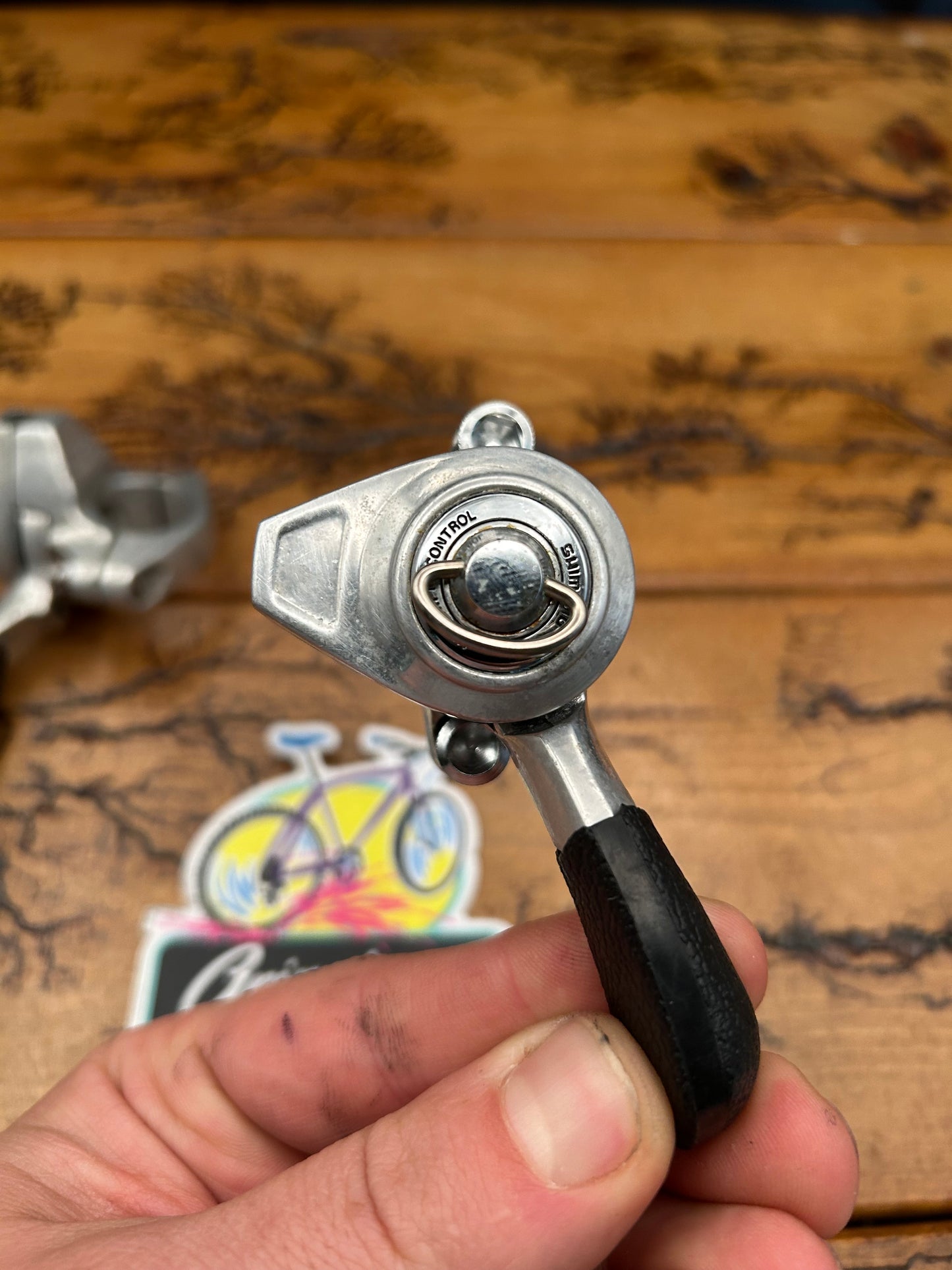 Shimano Deore XT Deer Head SL-M700 Silver Thumb Shifters