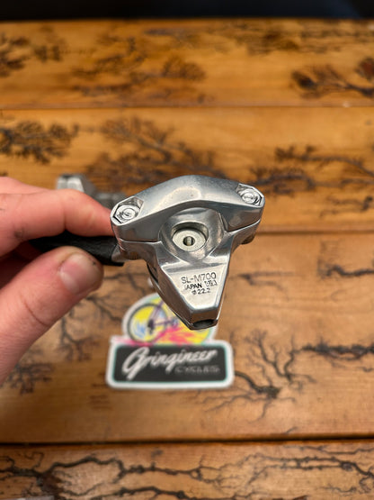 Shimano Deore XT Deer Head SL-M700 Silver Thumb Shifters