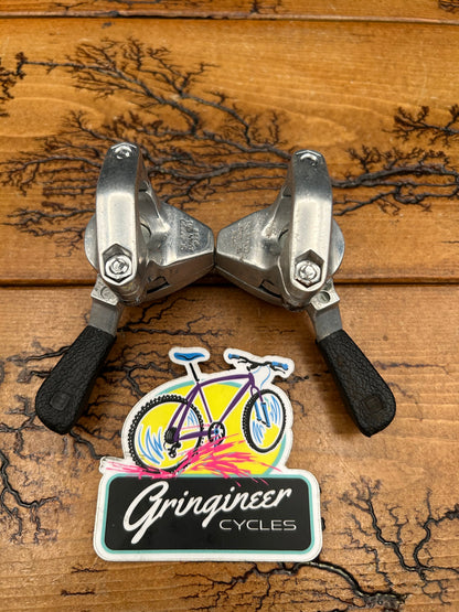 Shimano Deore XT Deer Head SL-M700 Silver Thumb Shifters
