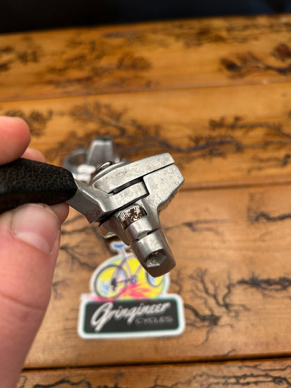 Shimano Deore XT Deer Head SL-M700 Silver Thumb Shifters