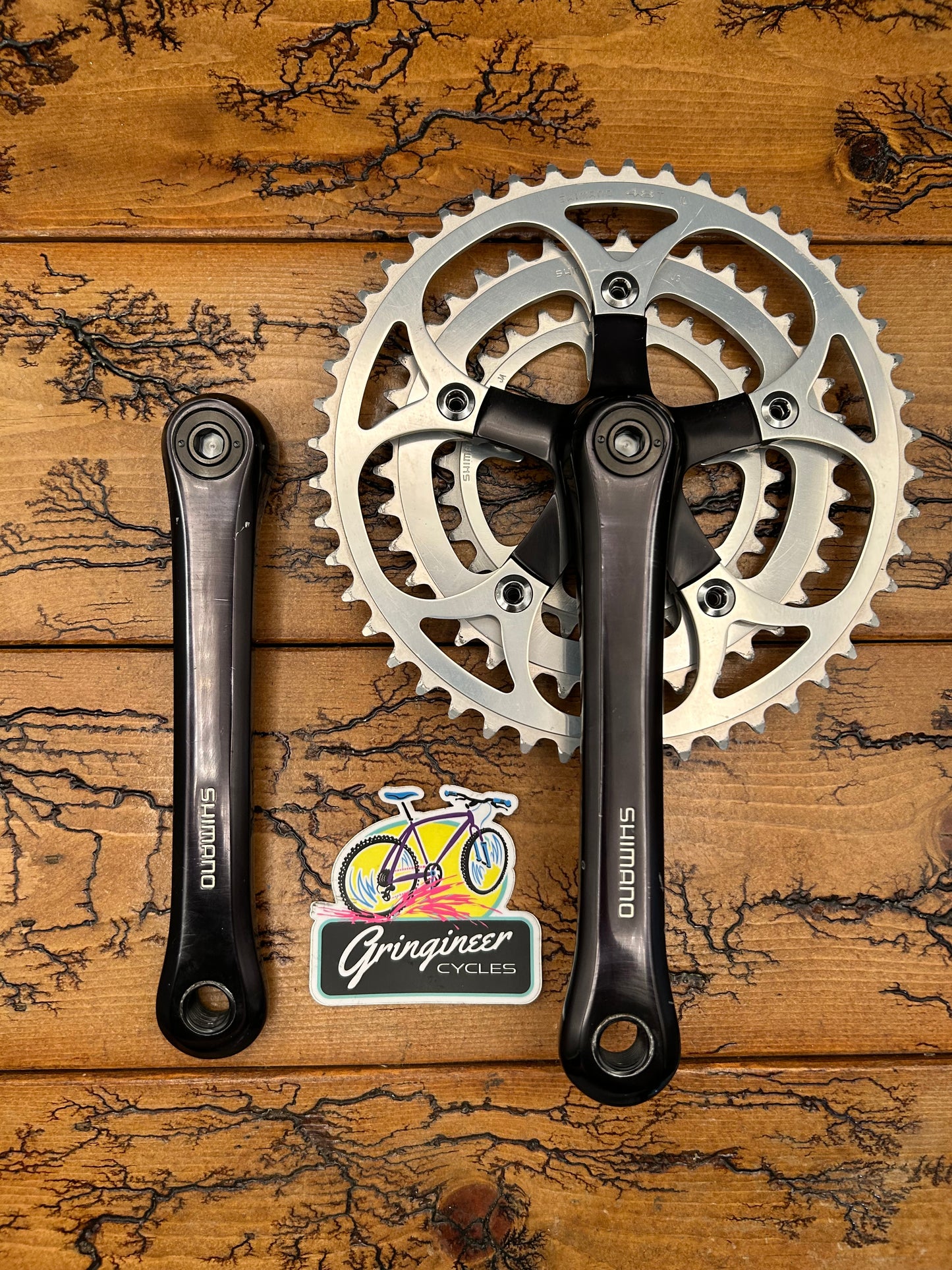 Shimano Deore XT M700 / 600 EX FC-6206 48/38/28 175mm Crankset