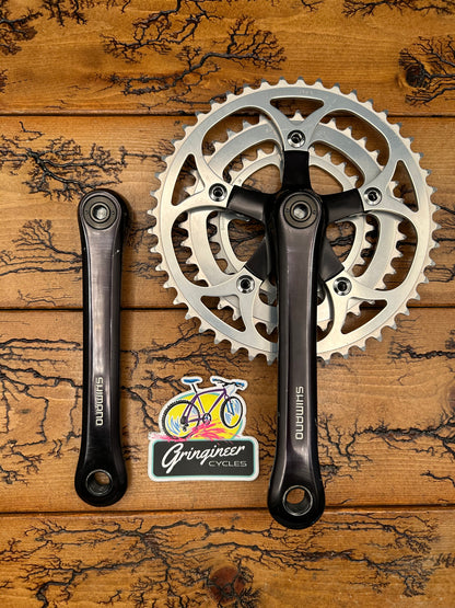 Shimano Deore XT M700 / 600 EX FC-6206 48/38/28 175mm Crankset