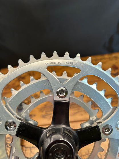 Shimano Deore XT M700 / 600 EX FC-6206 48/38/28 175mm Crankset