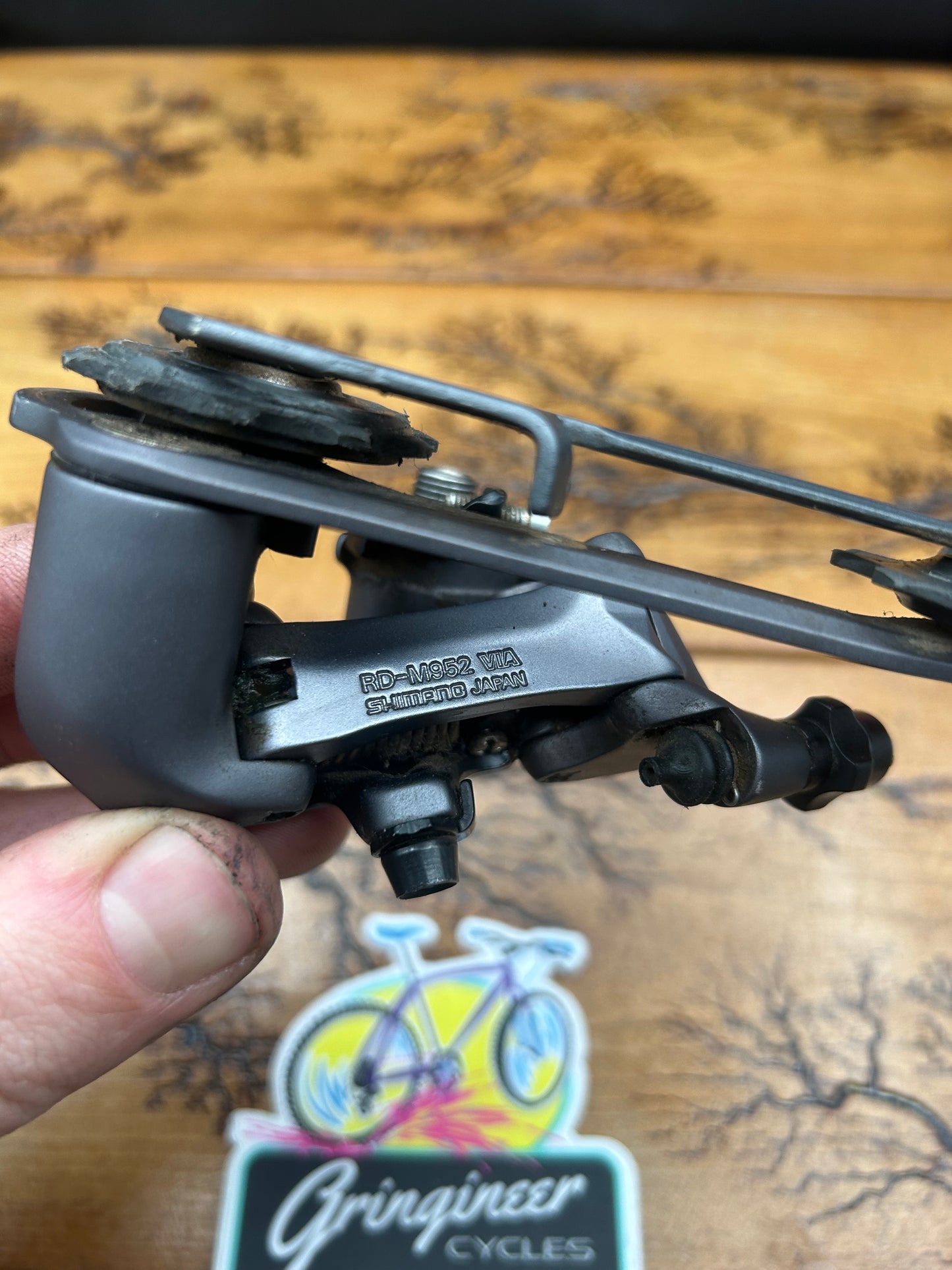 Shimano XTR RD-M952 Long Cage Rear Derailleur VG