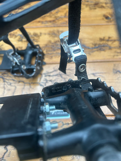 Shimano Deore LX PD-M550 Pedals With Plastic Toe Cages