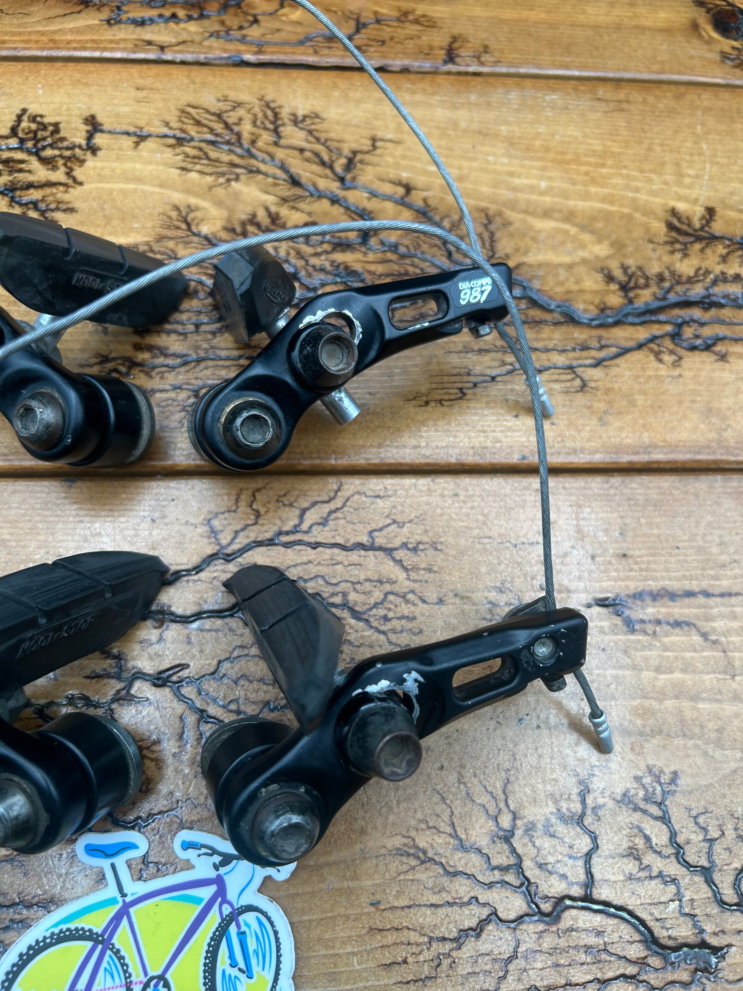 Dia Compe 987 Black Cantilever Brake Set – Gringineer Cycles