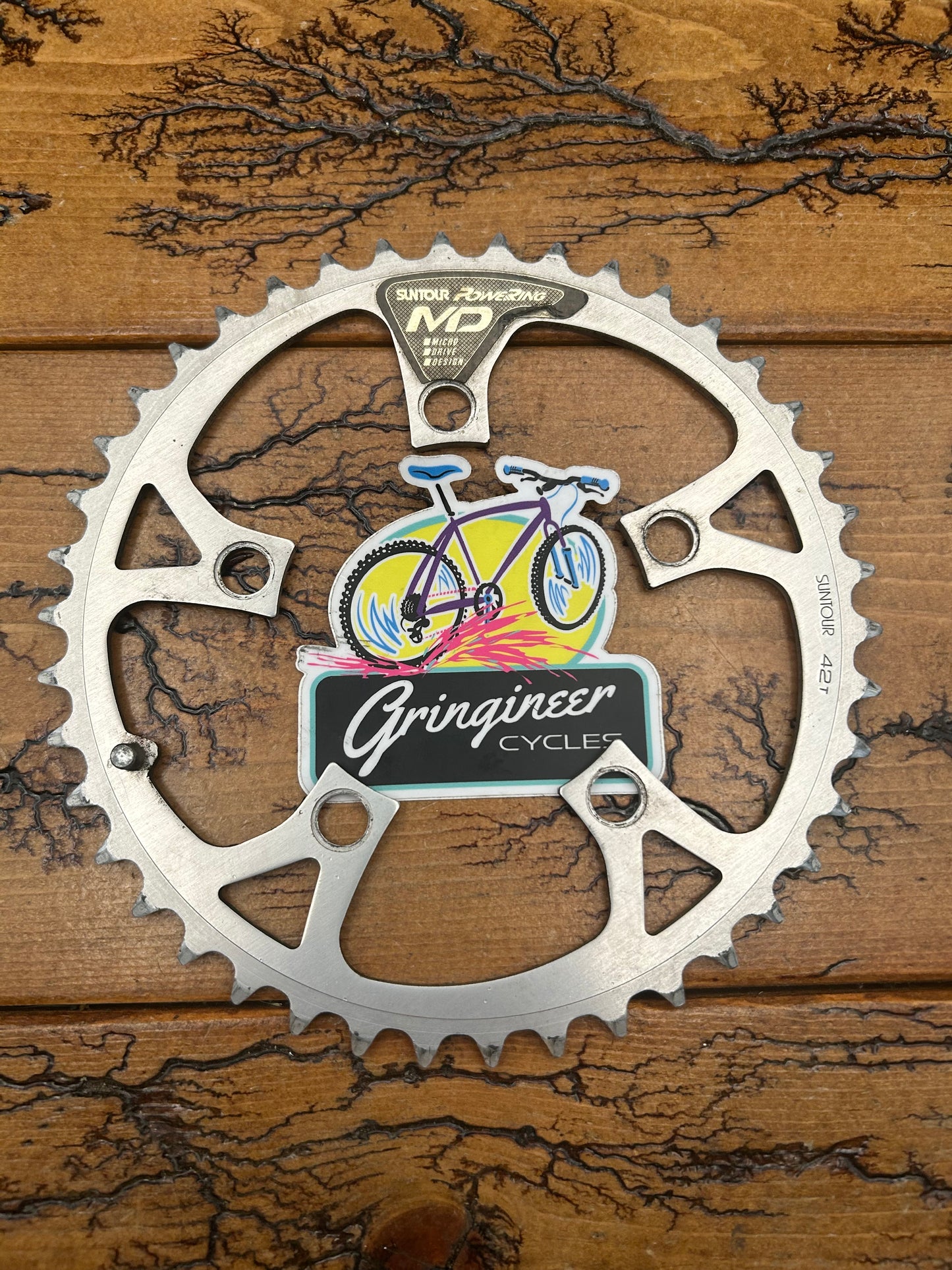 Suntour PowerRing MD 42 Tooth 94 BCD Chainring