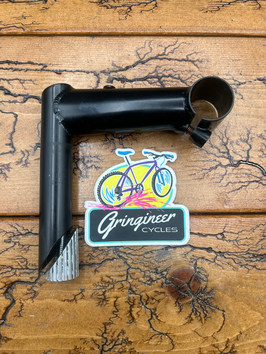 100mm 1 Inch Black 25.4mm Quill Stem