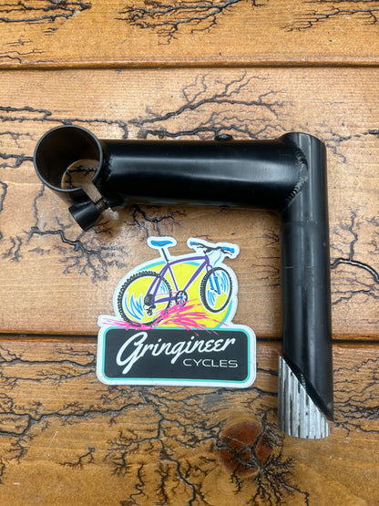 100mm 1 Inch Black 25.4mm Quill Stem