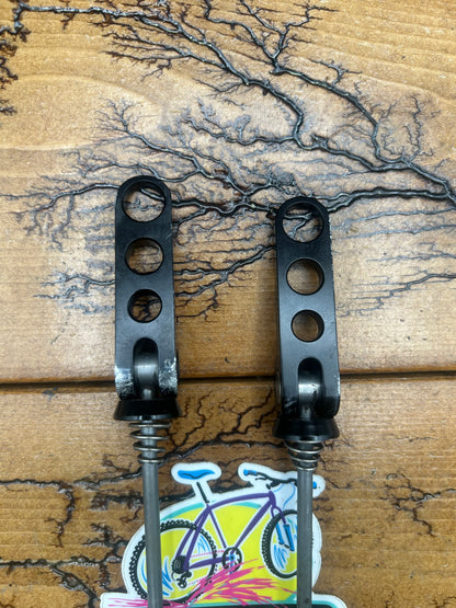 Ringle Black Holey Cam Twist Quick Release Skewer Set