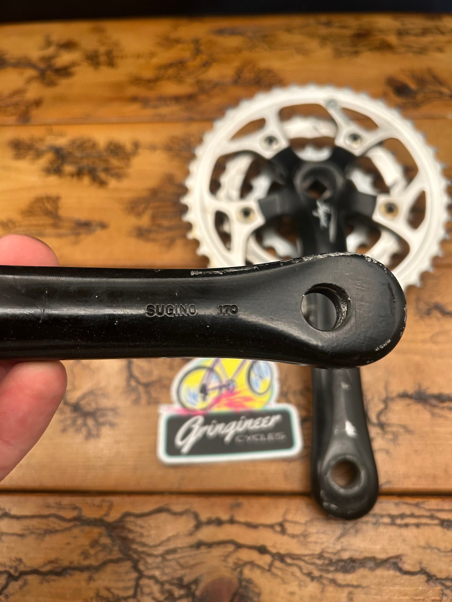 Sugino Impel 42/32/22 170mm Black Crankset