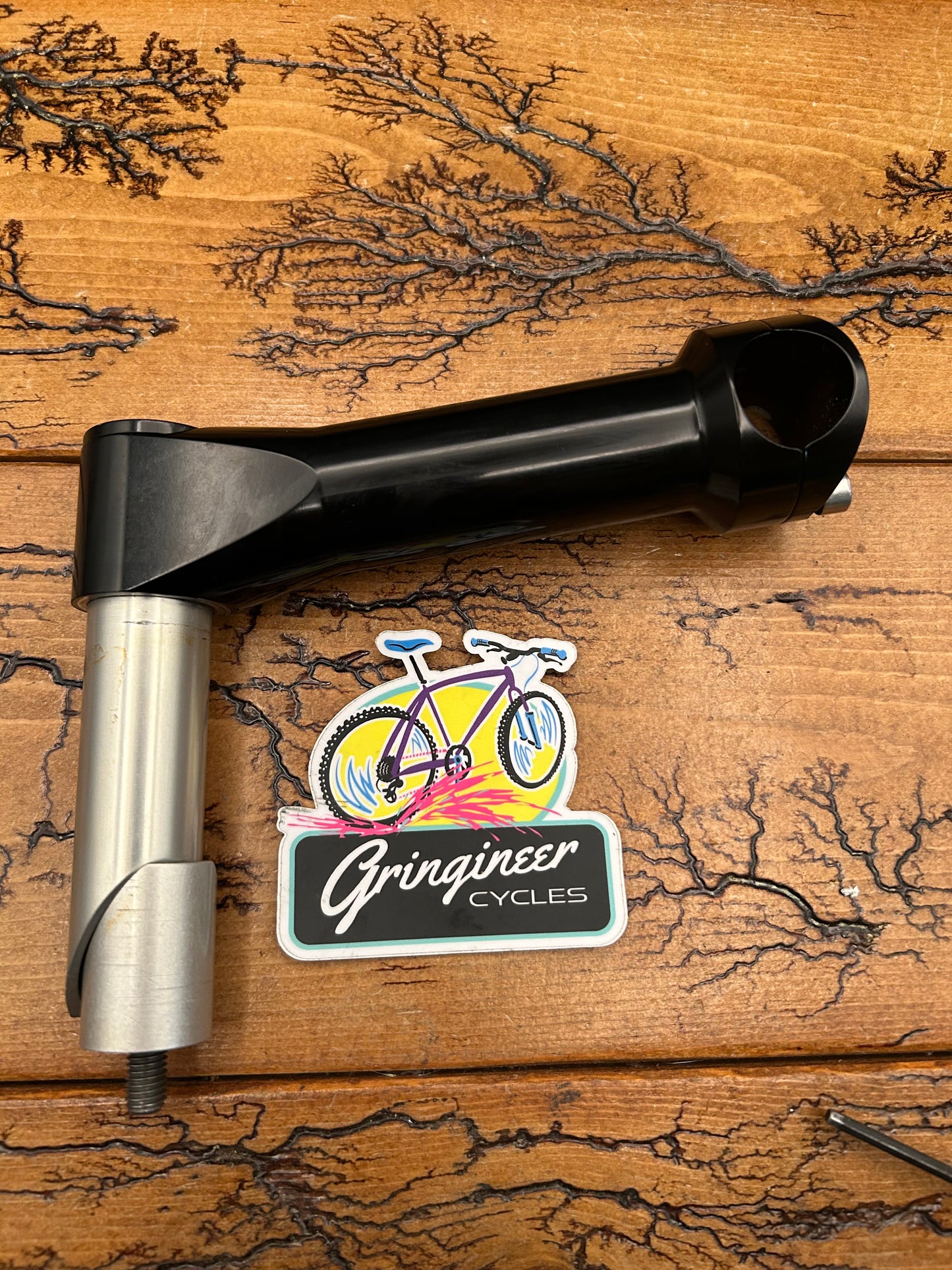 Ringle Zooka Black 130mm 10 Degree 1 1/8 Inch Quill Stem