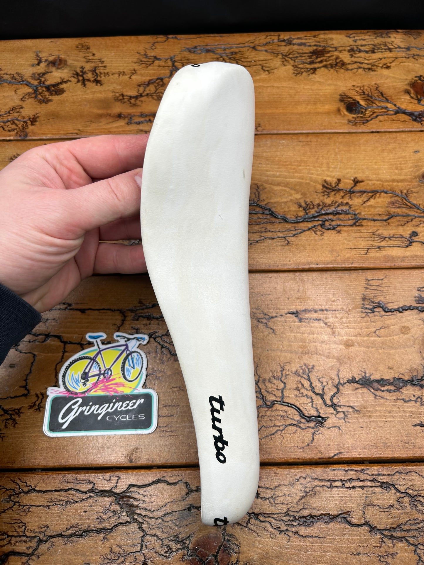 Selle Italia Turbo 1980 White Saddle