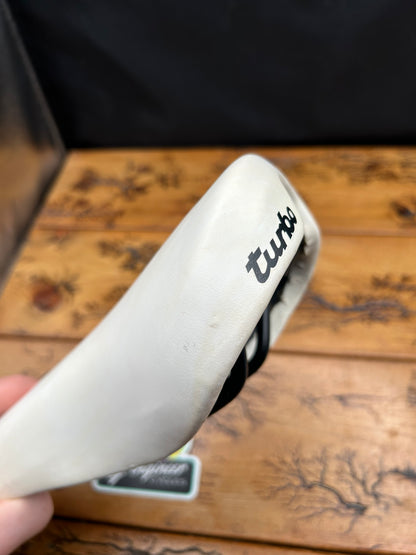 Selle Italia Turbo 1980 White Saddle