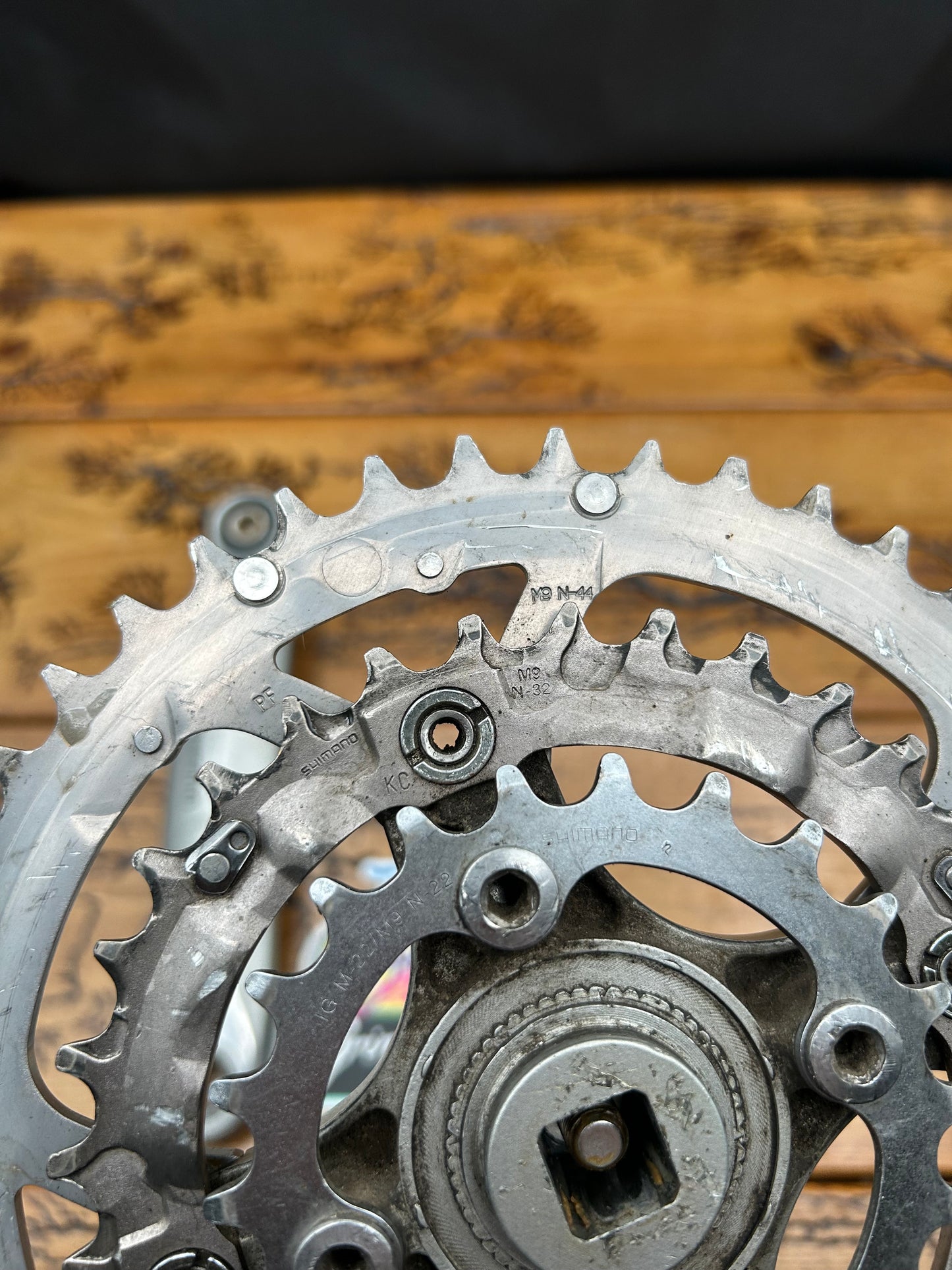 Shimano Deore FC-M510 44/32/22 175mm Square Taper Crankset