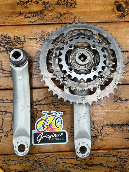 Shimano Deore FC-M510 44/32/22 175mm Square Taper Crankset