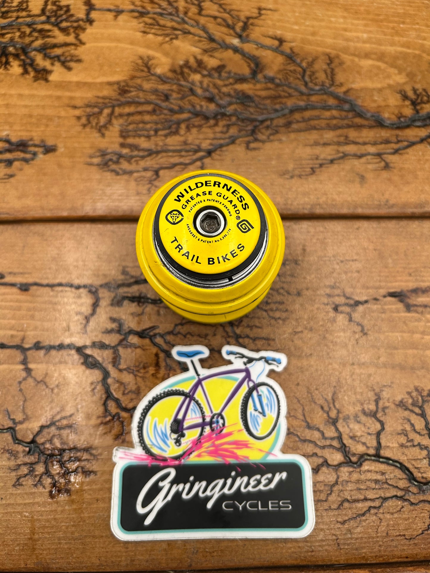 WTB Momentum Grease Guard Yellow 1 1/8 Inch Threadless Headset
