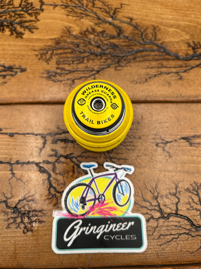 WTB Momentum Grease Guard Yellow 1 1/8 Inch Threadless Headset