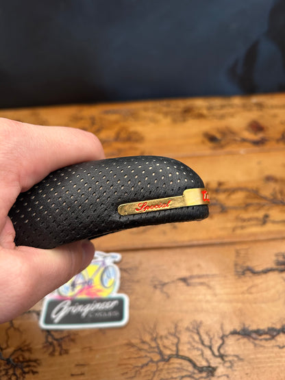 Selle Italia Turbo Special Perforated Black Leather Saddle
