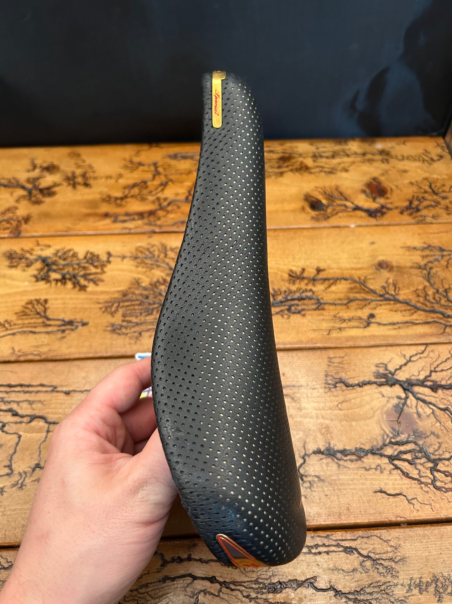 Selle Italia Turbo Special Perforated Black Leather Saddle