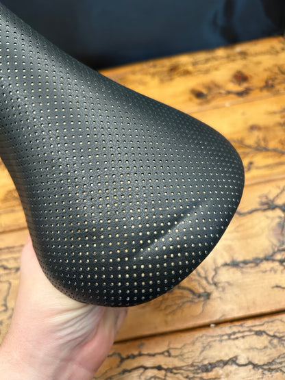 Selle Italia Turbo Special Perforated Black Leather Saddle
