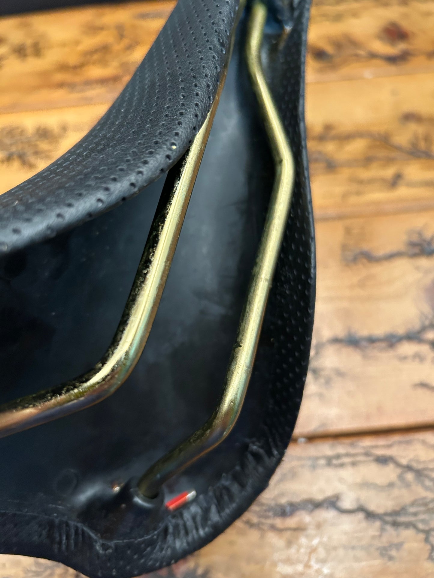 Selle Italia Turbo Special Perforated Black Leather Saddle