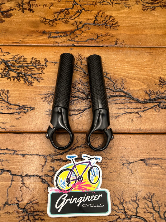 Kalloy Uno Carbon Bar Ends NOS