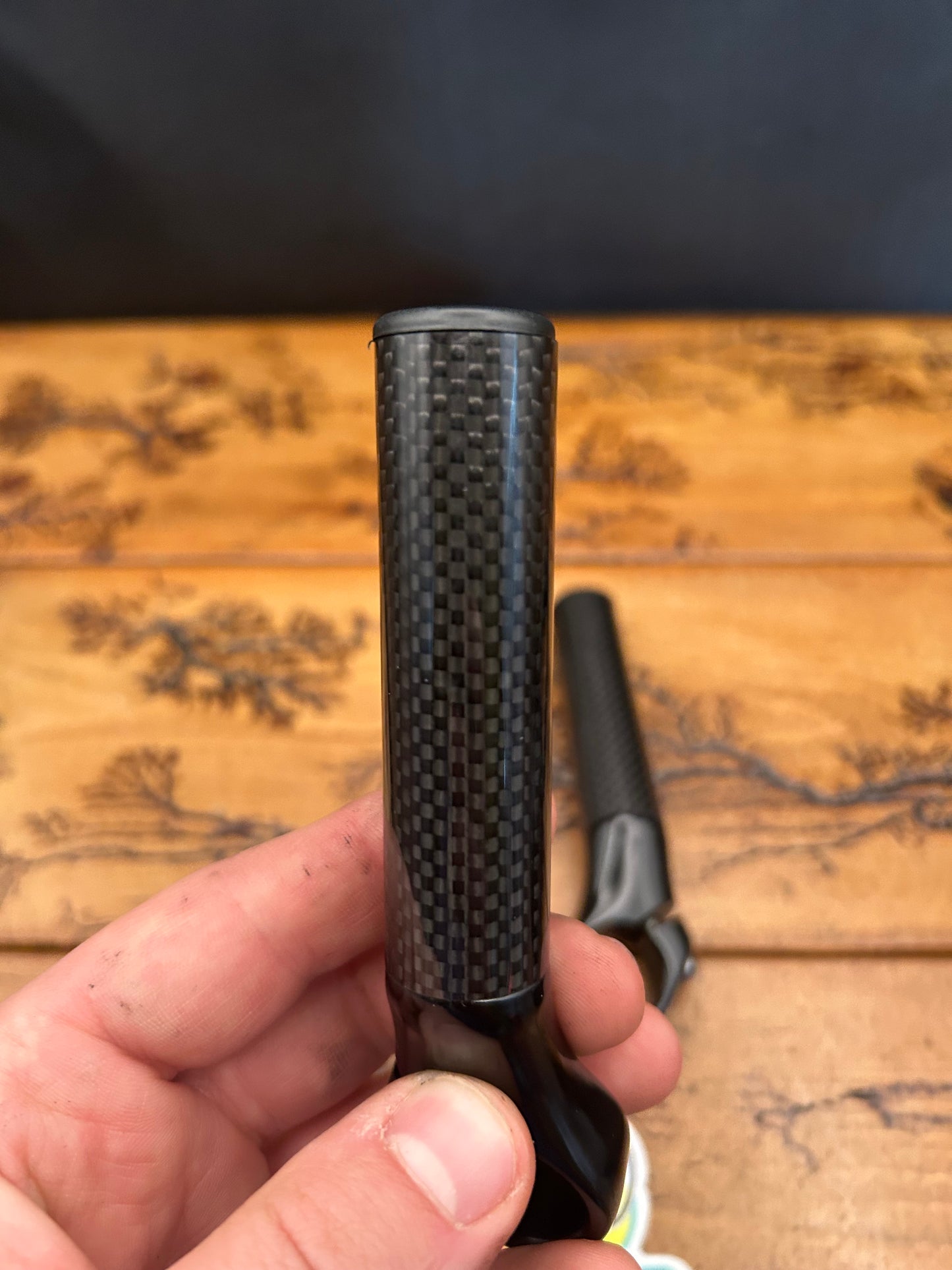 Kalloy Uno Carbon Bar Ends NOS