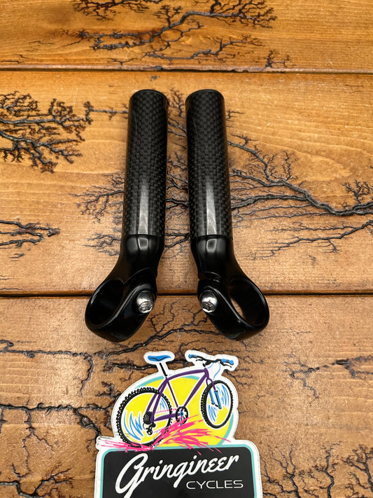 Kalloy Uno Carbon Bar Ends NOS