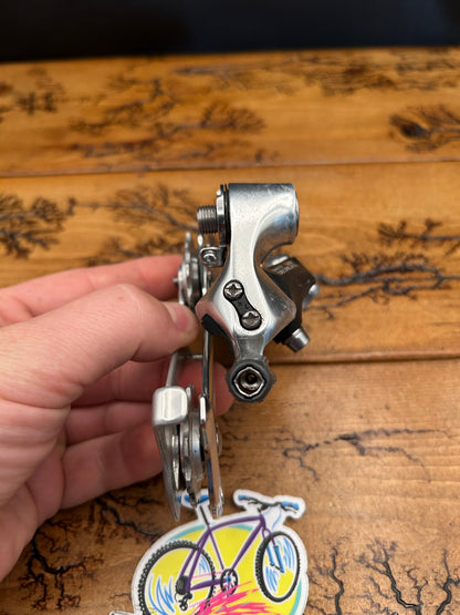 Shimano Deore XT FD-M737 Short Cage Rear Derailleur With Silver Pulleys