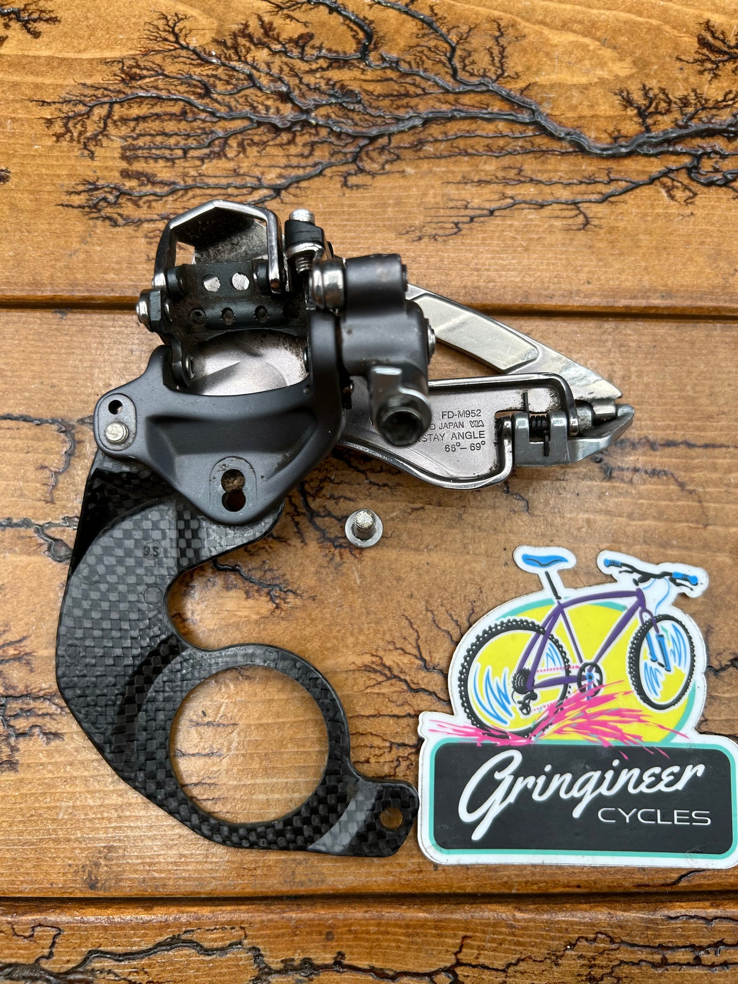 Shimano XTR FD-M952 E Type Top Pull Front Derailleur