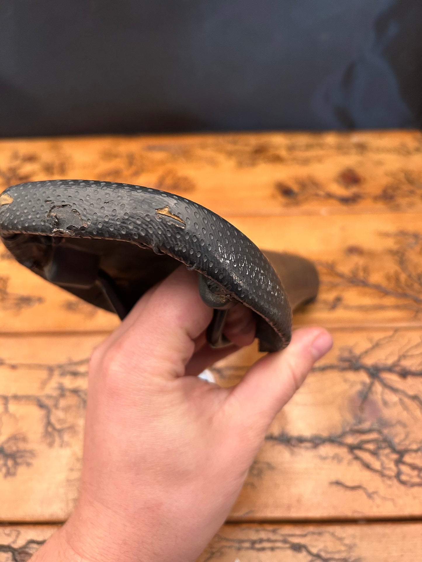 Bontrager C20 Peforated Black Leather Saddle