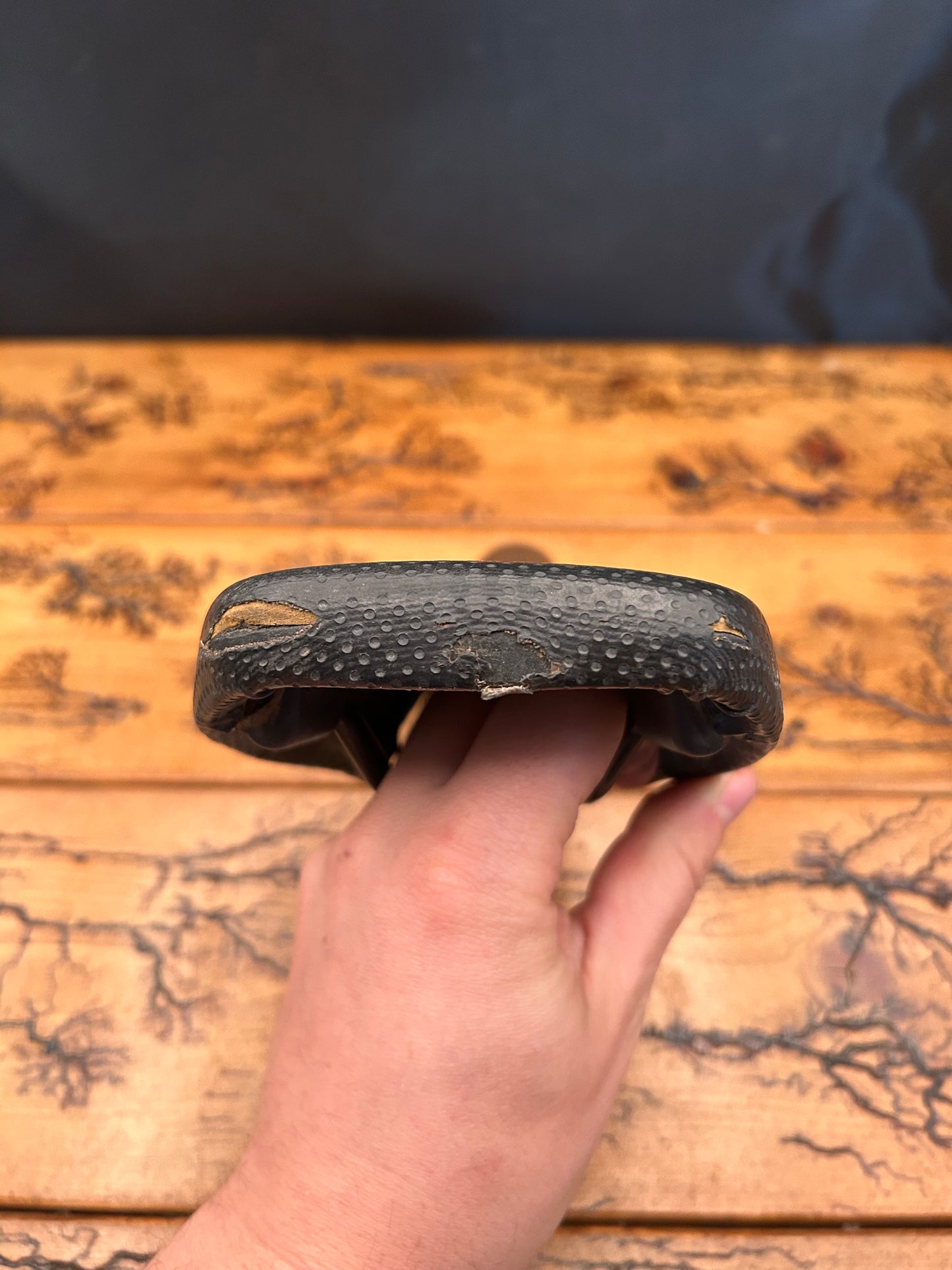Bontrager C20 Peforated Black Leather Saddle