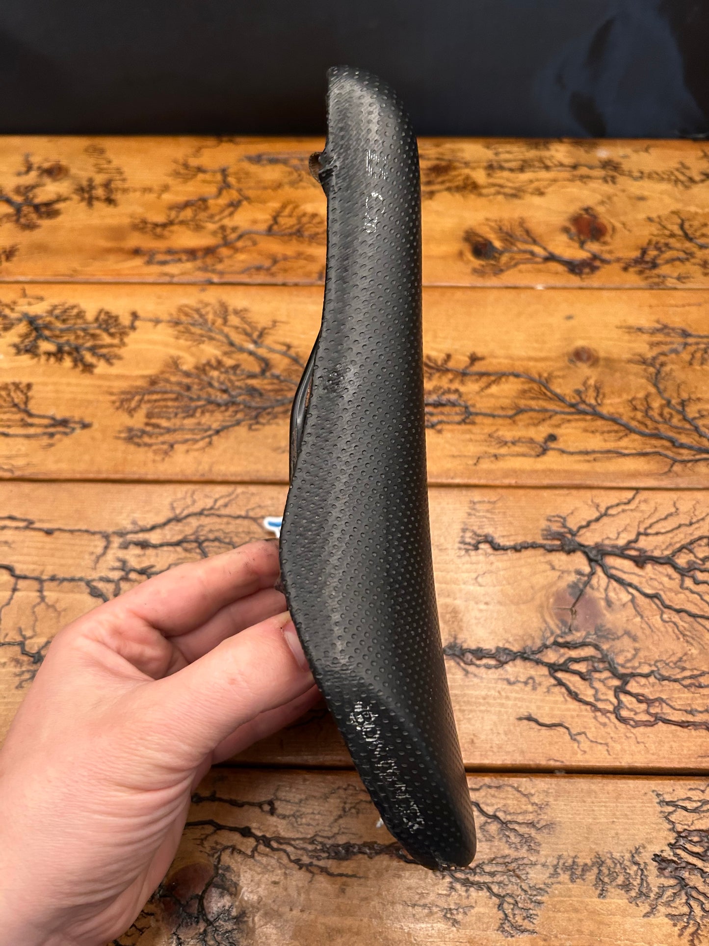 Bontrager C20 Peforated Black Leather Saddle