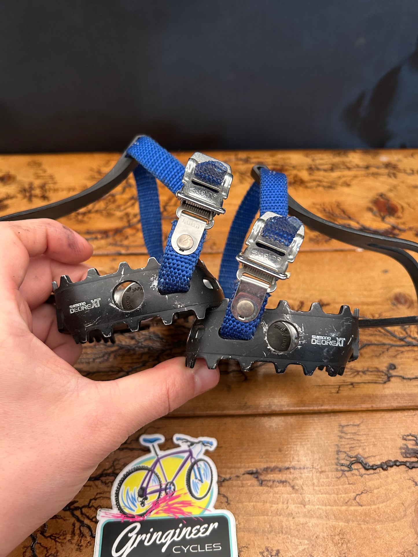 Shimano Deore XT PD-M730 Pedals With Cages
