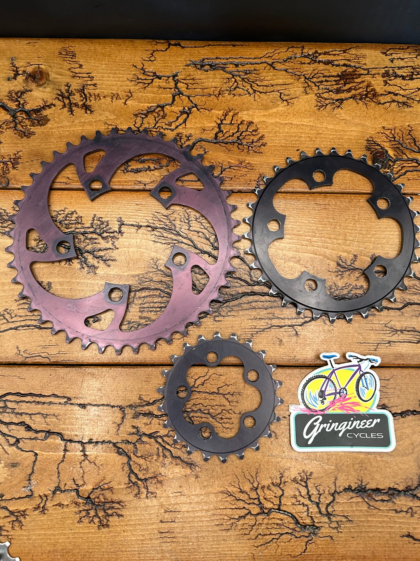 Profile Racing 44/34/22 Tooth 94 BCD/56BCD Chainring Set