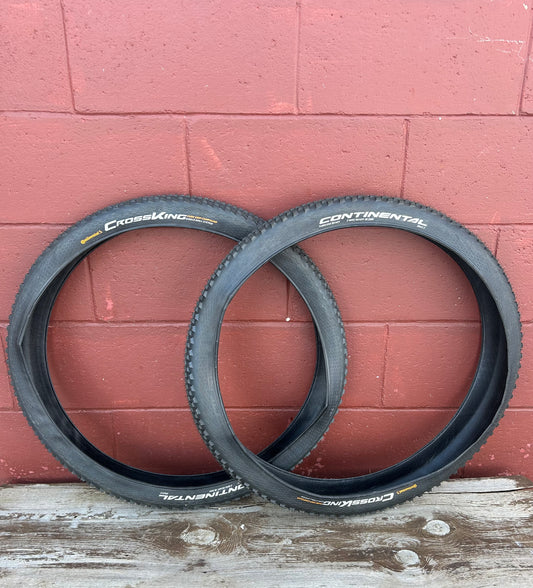 Continental Cross King 26x2.2 Folding Bead Tires Set of 2