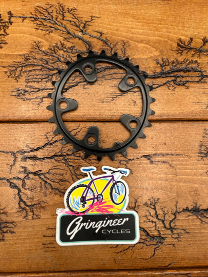 Shimano Biopace 26 Tooth 74 BCD Black Chainring