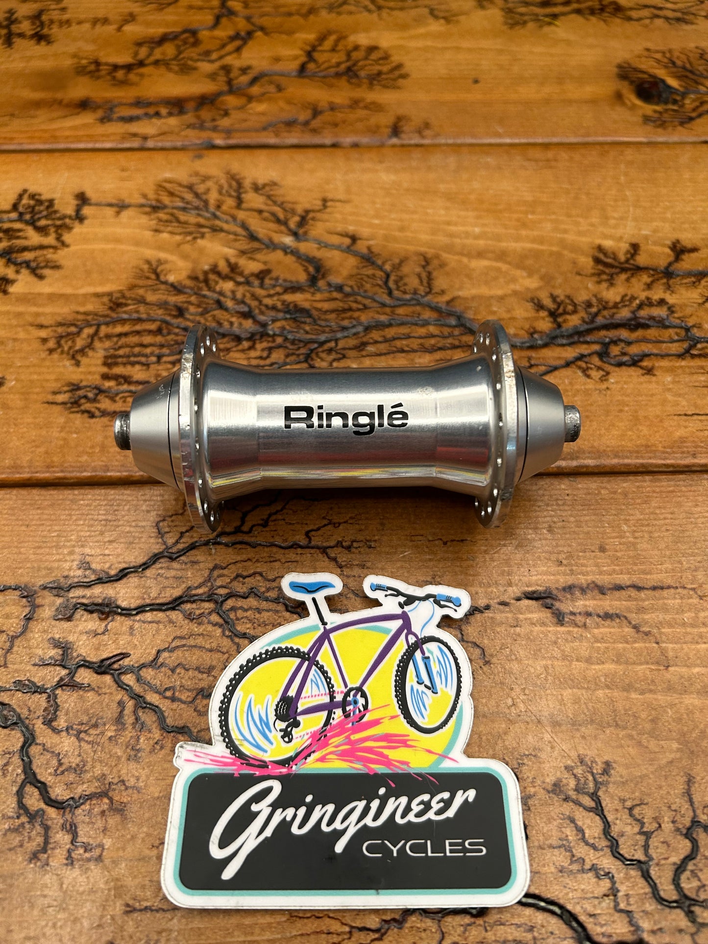 Ringle Super Bubba 32 Hole Silver Front Hub